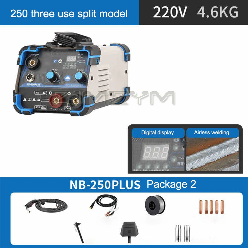 NB-250PLUS Gas Free Dual Protection Welding Machine Small Stainless Steel Plate Welding Machine Household Welding Equipment 220V
NB-250PLUS Gas Free Dual Protection Welding Machine Small Stainless Steel Plate Welding Machine Household Welding Equipment 220V