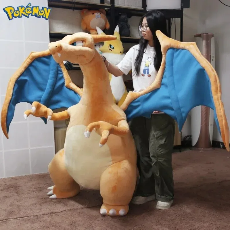 160 см индивидуальная просто одежда, большой размер, Покемон Чаризард, плюшевые игрушки с героями мультфильмов, аниме, мягкая орнаменная игрушка, удобная мягкая кукла в подарок 
160 см индивидуальная просто одежда, большой размер, Покемон Чаризард, плюшевые игрушки с героями мультфильмов, аниме, мягкая орнаменная игрушка, удобная мягкая кукла в подарок