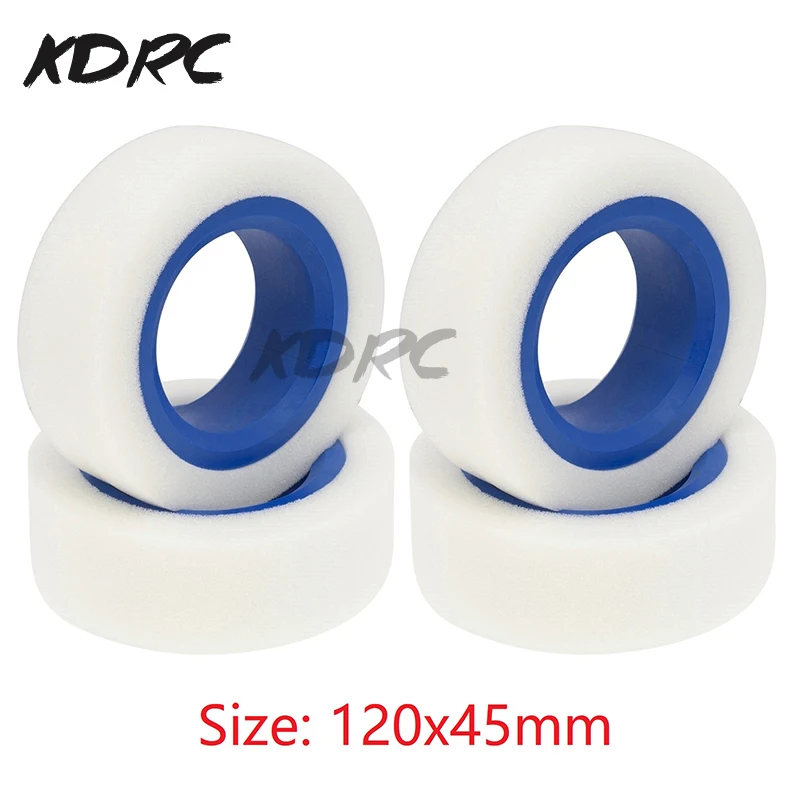 4pcs 2.2" Wheel Tire Dual Stage TPE Foam Sponge 120mm 130mm for 1/10 RC Crawler Car Axial SCX10 Wraith Capra Traxxas TRX4
4pcs 2.2" Wheel Tire Dual Stage TPE Foam Sponge 120mm 130mm for 1/10 RC Crawler Car Axial SCX10 Wraith Capra Traxxas TRX4
