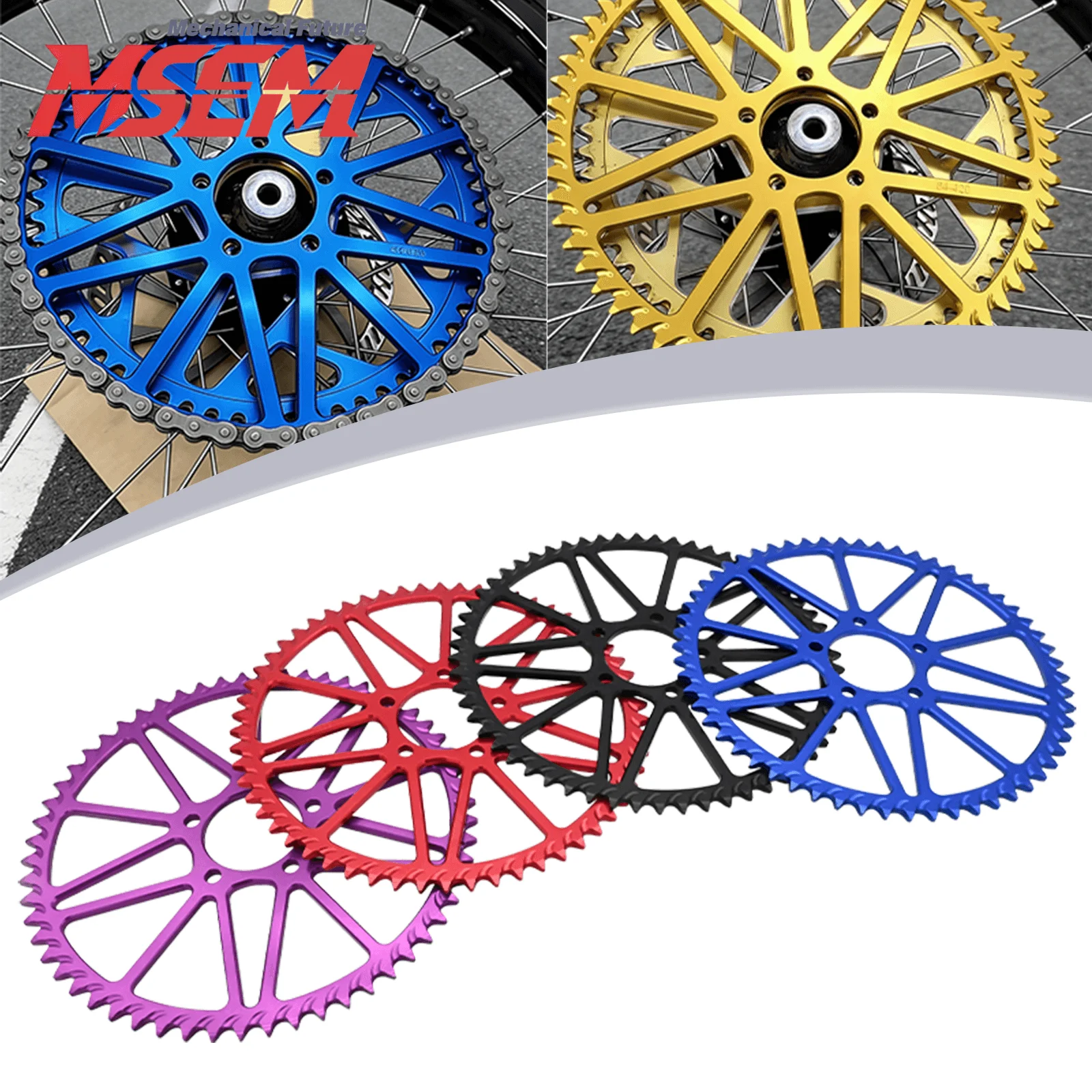 Motorcycle 58T CNC Aluminum alloy Sprocket For Sur-Ron Light Bee S/X/L1e For Segway X260 X160 Chain 58 Tooth Plate Wheel Parts
Motorcycle 58T CNC Aluminum alloy Sprocket For Sur-Ron Light Bee S/X/L1e For Segway X260 X160 Chain 58 Tooth Plate Wheel Parts