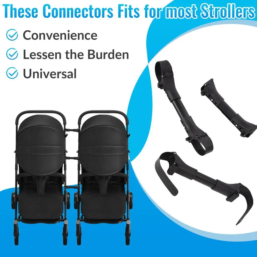 Adjustable Twin Baby Stroller Connector Secure Strap Linker Universal Joints for Infant Cart Park Outings
Adjustable Twin Baby Stroller Connector Secure Strap Linker Universal Joints for Infant Cart Park Outings