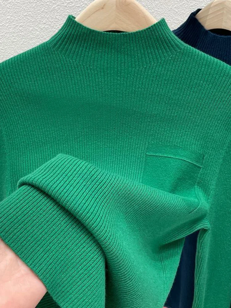 een Knitted Sweater f High Collar Women's Base Layer Autumn Winter Faion Quali Mid-Length Slim Fit Single Piece
een Knitted Sweater f High Collar Women's Base Layer Autumn Winter Faion Quali Mid-Length Slim Fit Single Piece