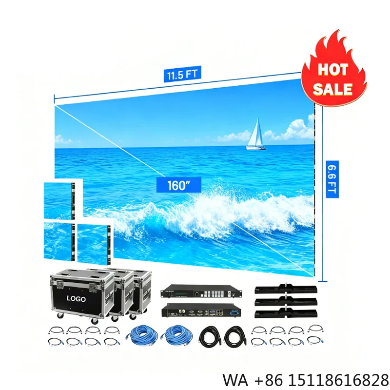 Waterproof Giant Stage Rental LED Video Wall Panel Screen for Concerts Shopping Malls P2.976/P3.91 Pixel Pitch Outdoor Display
Waterproof Giant Stage Rental LED Video Wall Panel Screen for Concerts Shopping Malls P2.976/P3.91 Pixel Pitch Outdoor Display