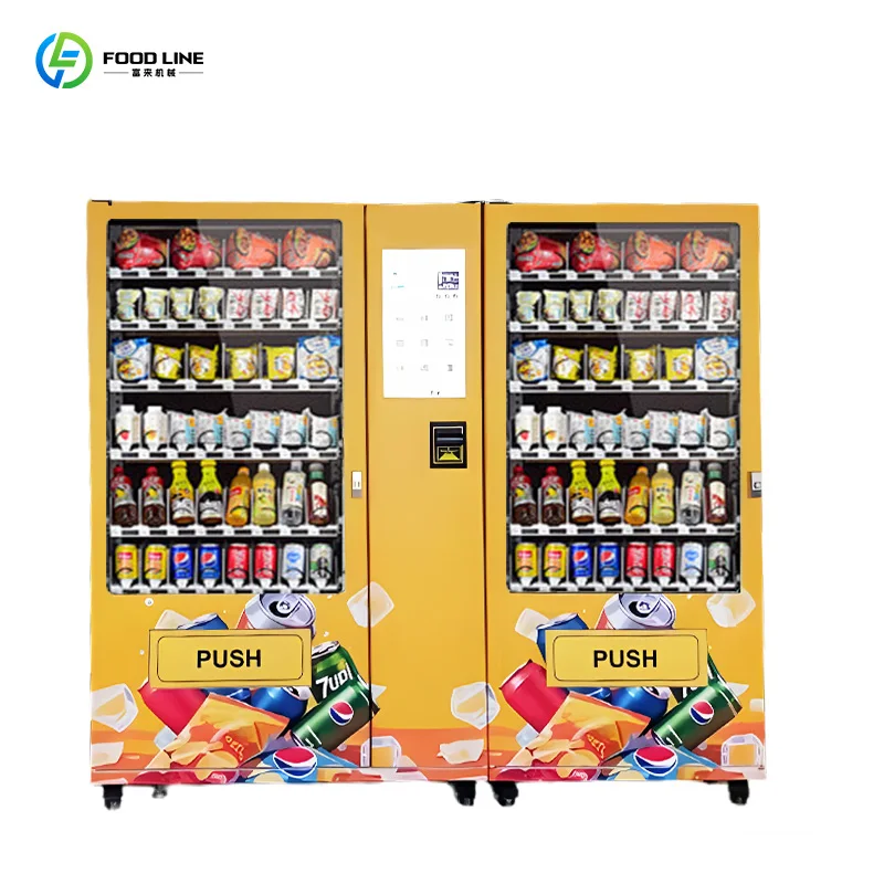 Customized Hot Sale Commercial Automatic Snacks & Drinks Vending Machine with Coin Bill Credit Card Payment System for Sale
Customized Hot Sale Commercial Automatic Snacks & Drinks Vending Machine with Coin Bill Credit Card Payment System for Sale