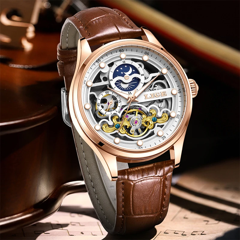 LIGE 2026, роскошные автоматические мужские часы, модные деловые механические часы, мужские водонепроницаемые светящиеся наручные часы Reloj Hombre
LIGE 2026, роскошные автоматические мужские часы, модные деловые механические часы, мужские водонепроницаемые светящиеся наручные часы Reloj Hombre