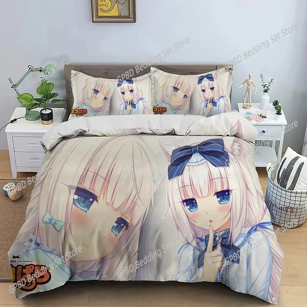 Anime Nekopara Sexy Girl Bedding Set Boys Girls Twin Queen Size Duvet Cover Pillowcase Bed Kids Adult Home Textileextile
Anime Nekopara Sexy Girl Bedding Set Boys Girls Twin Queen Size Duvet Cover Pillowcase Bed Kids Adult Home Textileextile