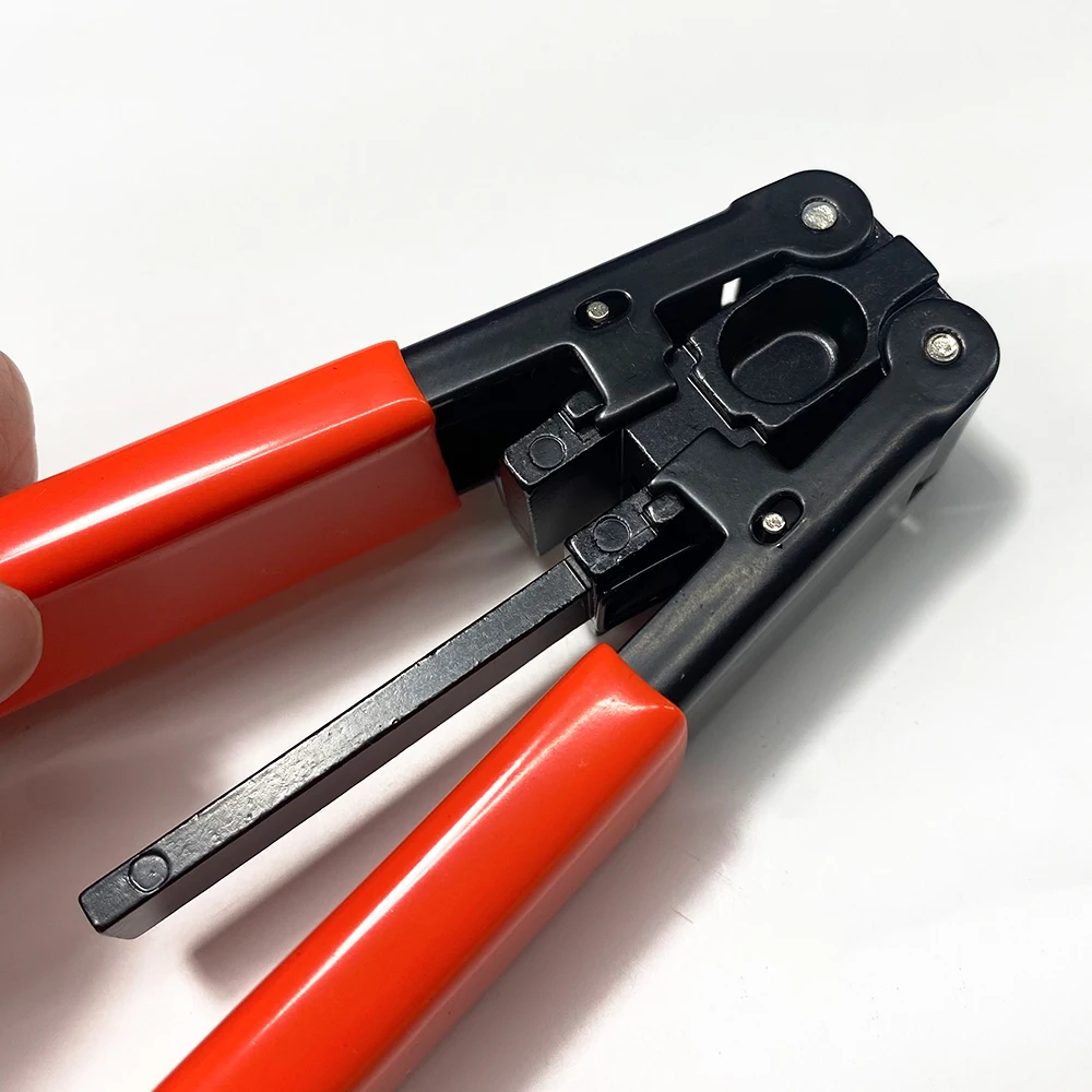 FTTH Indoor Fiber Stripping Tool Leather Cable Stripper Pliers Optical Fiber The Home Tool Leather Wire Stripping Pliers FT-10A
FTTH Indoor Fiber Stripping Tool Leather Cable Stripper Pliers Optical Fiber The Home Tool Leather Wire Stripping Pliers FT-10A
