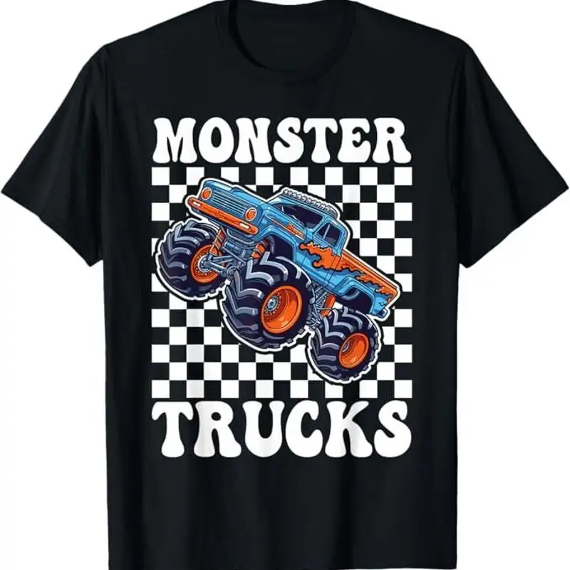 Monster Truck for Toddlers, Kids Monster Truck Retro Vintage T-Shirt
Monster Truck for Toddlers, Kids Monster Truck Retro Vintage T-Shirt