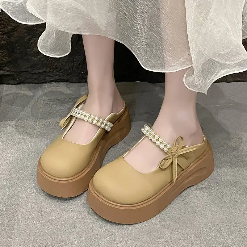 Thick Mary Jane Shoes Top Designs Original Women's Slippers and Ladies Sandals Stylish Easy Wears Slides On Promotion Low Price
Thick Mary Jane Shoes Top Designs Original Women's Slippers and Ladies Sandals Stylish Easy Wears Slides On Promotion Low Price