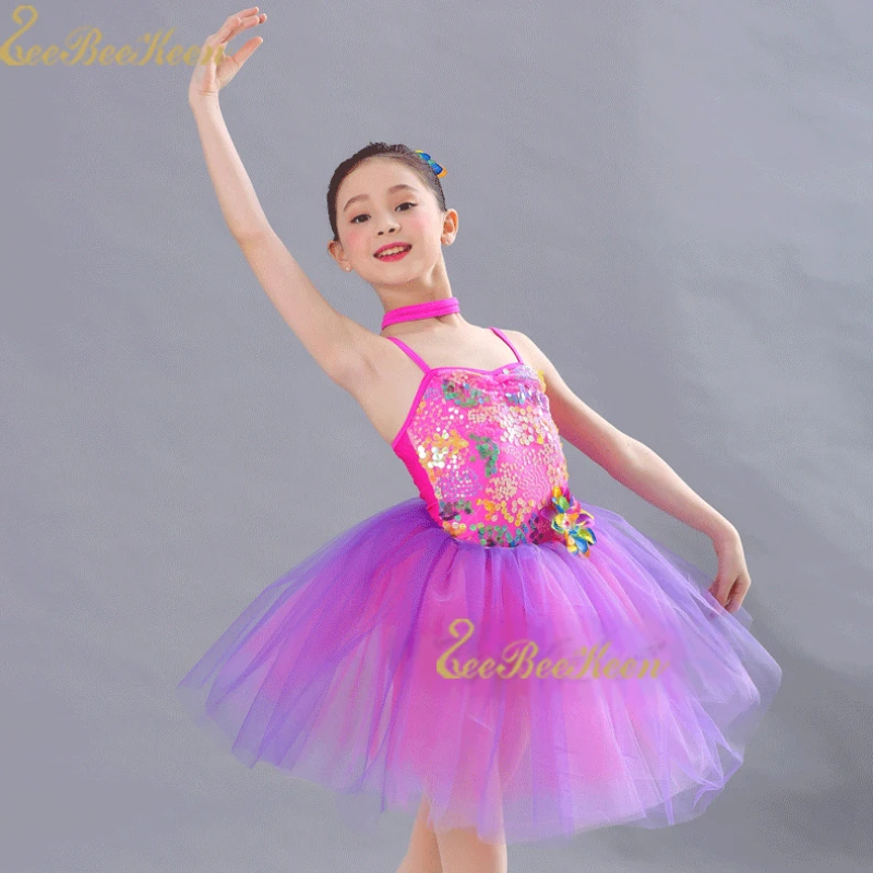 Ballet Dress Children Ballet costume Adult Tutu Professionnel Women Sling Rose Sequins/Mesh Detachable 2-piece Set Dance Dress
Ballet Dress Children Ballet costume Adult Tutu Professionnel Women Sling Rose Sequins/Mesh Detachable 2-piece Set Dance Dress