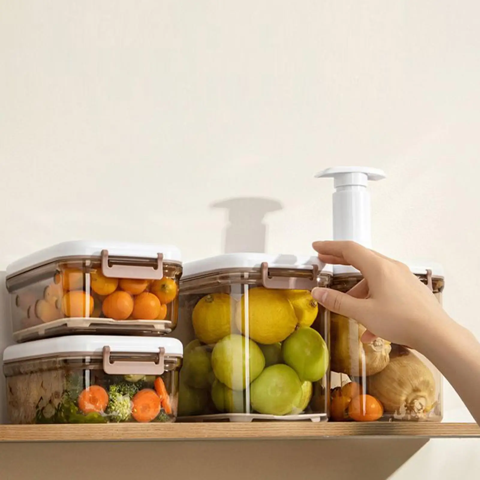 Контейнер для хранения продуктов, вакуумные контейнеры для хранения, безопасный для микроволновой печи, ланч-бокс, герметичная банка для холодильника, для кухни, дома, путешествий
Контейнер для хранения продуктов, вакуумные контейнеры для хранения, безопасный для микроволновой печи, ланч-бокс, герметичная банка для холодильника, для кухни, дома, путешествий
