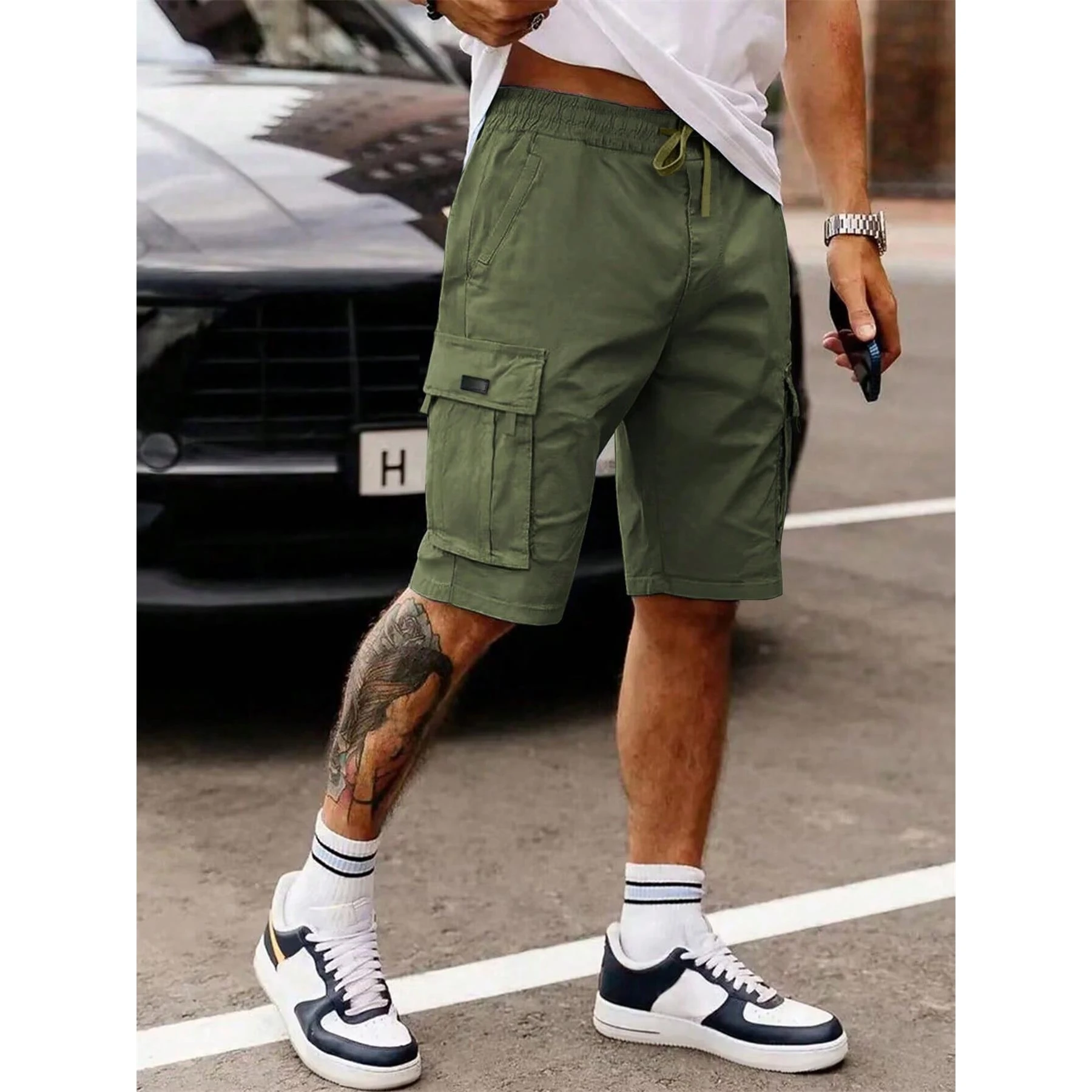 Men's Workwear Shorts American Straight Leg Five-Quarter Casual Pants Spring Summer Lightweight Polyester Fiber Retro Style
Men's Workwear Shorts American Straight Leg Five-Quarter Casual Pants Spring Summer Lightweight Polyester Fiber Retro Style