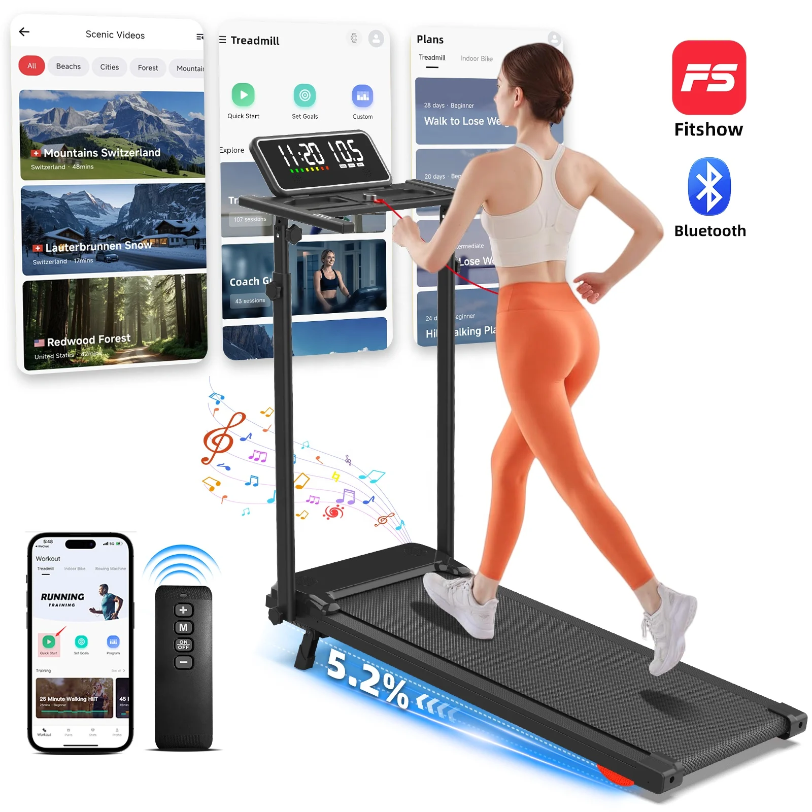 Efficient Cardio Folding Treadmill Electric Walking Pad Portable Running Machine for Home Office Indoor Gym Fitness Workout
Efficient Cardio Folding Treadmill Electric Walking Pad Portable Running Machine for Home Office Indoor Gym Fitness Workout