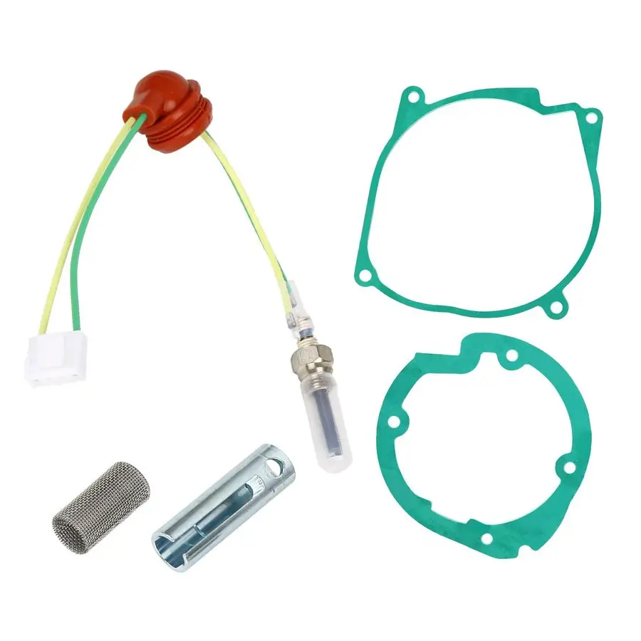 Комплект для обслуживания свечей накаливания дизельного обогревателя Комплект для обслуживания стояночного обогревателя Комплект для ремонта свечей накаливания с прокладкой экрана для Eberspacher Airtr
Комплект для обслуживания свечей накаливания дизельного обогревателя Комплект для обслуживания стояночного обогревателя Комплект для ремонта свечей накаливания с прокладкой экрана для Eberspacher Airtr