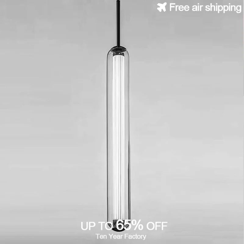 Nordic Style Minimalist Glass Tube LED Hanging Pendant Light for Ceiling Suspension in Bedroom Kitchen Home Decor
Nordic Style Minimalist Glass Tube LED Hanging Pendant Light for Ceiling Suspension in Bedroom Kitchen Home Decor