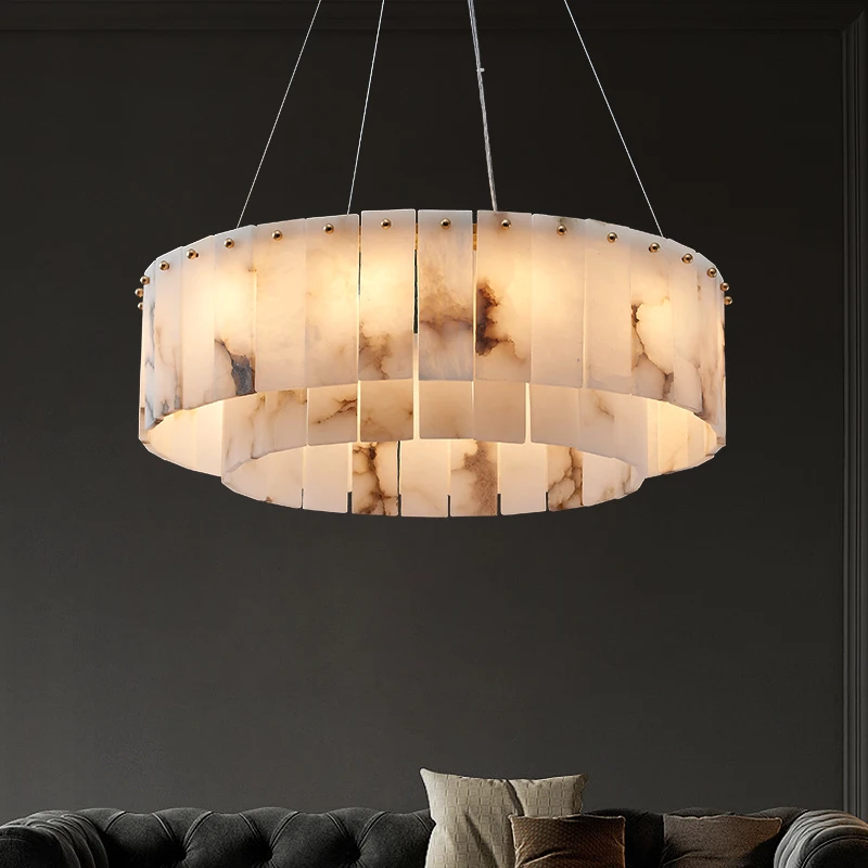 Luxury Gold Natural Veins Marble Chandeliers Oval for Dining Room Table Suspension Luminaire Round Hanglamp Lampen for Room
Luxury Gold Natural Veins Marble Chandeliers Oval for Dining Room Table Suspension Luminaire Round Hanglamp Lampen for Room