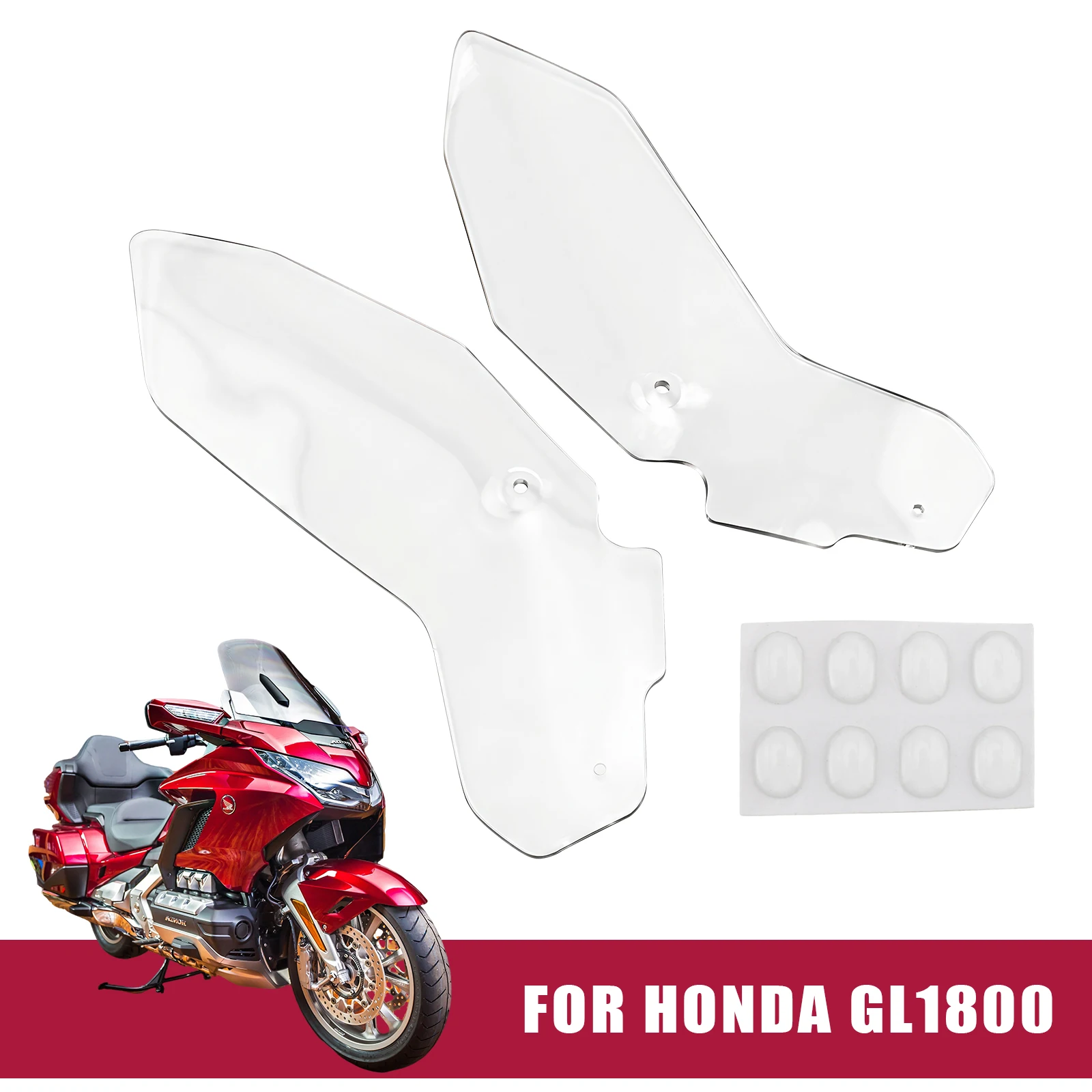 Honda Goldwing GL1800 2018-2024 Motorcycle Windshield Side Wind Deflectors Windscreen Deflector Case
Honda Goldwing GL1800 2018-2024 Motorcycle Windshield Side Wind Deflectors Windscreen Deflector Case