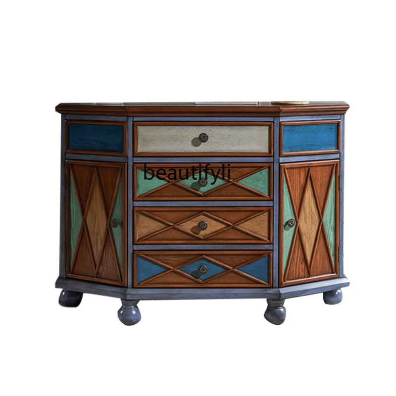LBX American-Style Entrance Cabinet Living Room Hallway Solid Wood Locker Sideboard Cabinet
LBX American-Style Entrance Cabinet Living Room Hallway Solid Wood Locker Sideboard Cabinet