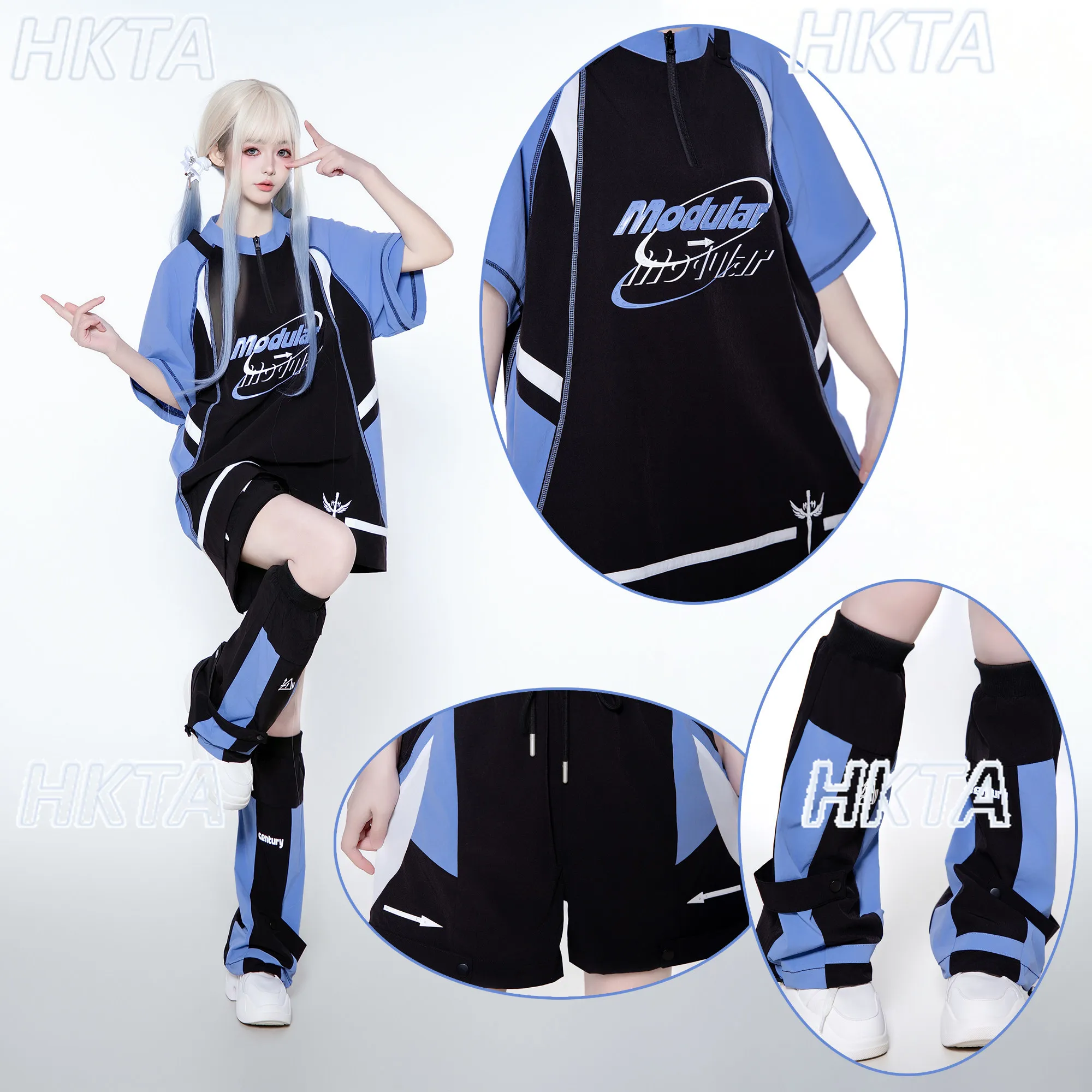 Original Two-dimensional Sports Short-sleeved T-shirt Casual Shorts Set Summer New Y2k Aesthetic Loose Casual Tshirt Leg Warmers
Original Two-dimensional Sports Short-sleeved T-shirt Casual Shorts Set Summer New Y2k Aesthetic Loose Casual Tshirt Leg Warmers