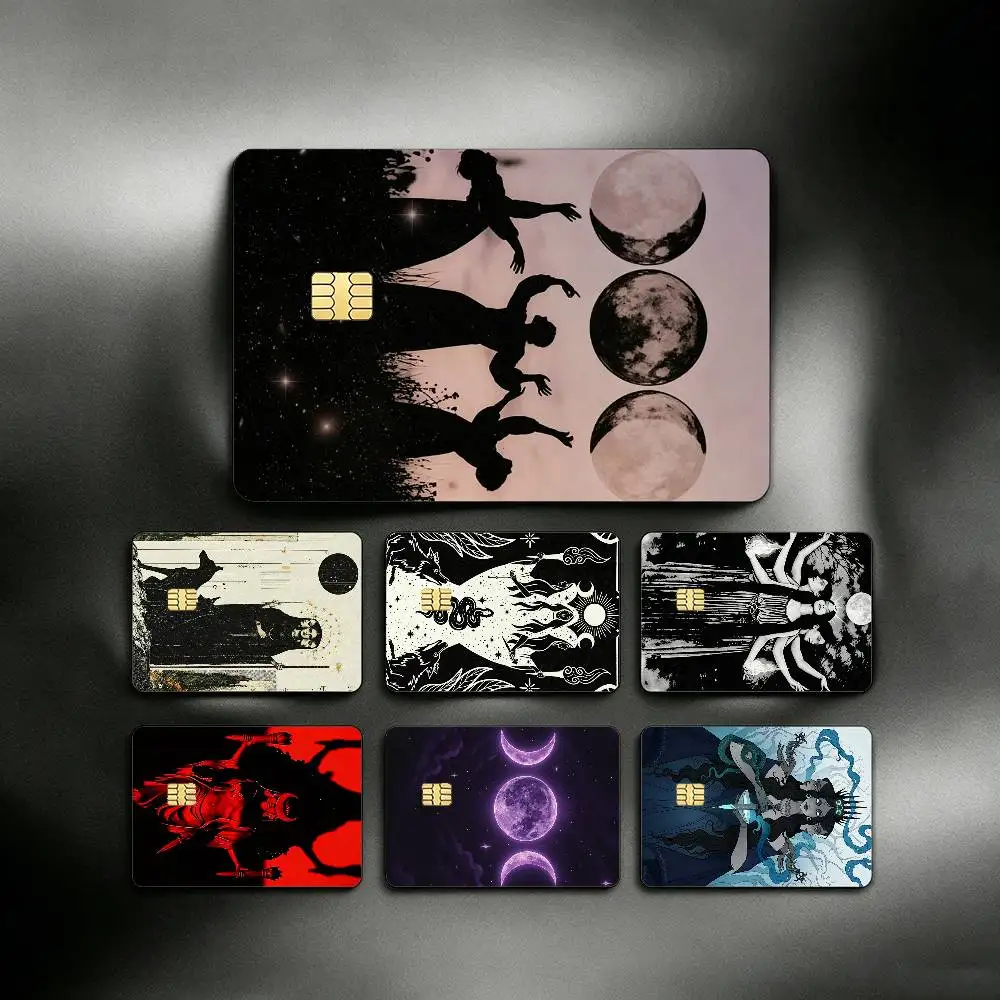 O-Occult Witchcraft Moon Gothic W-Witch 4pcs 1Set HD Waterproof Card Skins Protective Stickers for Credit Bank Game Cards
O-Occult Witchcraft Moon Gothic W-Witch 4pcs 1Set HD Waterproof Card Skins Protective Stickers for Credit Bank Game Cards