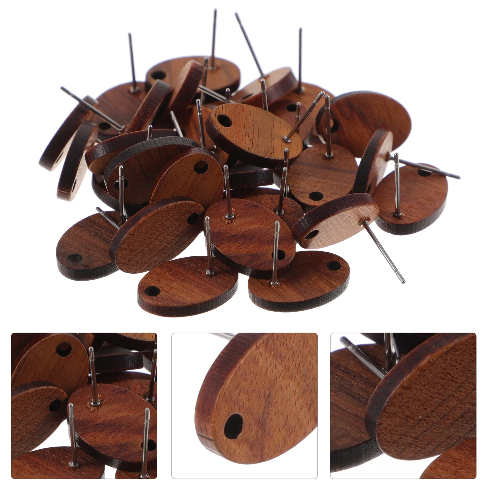 30pcs Posts Diy Materials Wood Posts For Jewelry Making Creative Accessories Wood Studs Earrings Diy Earring Material Flat Post
30pcs Posts Diy Materials Wood Posts For Jewelry Making Creative Accessories Wood Studs Earrings Diy Earring Material Flat Post