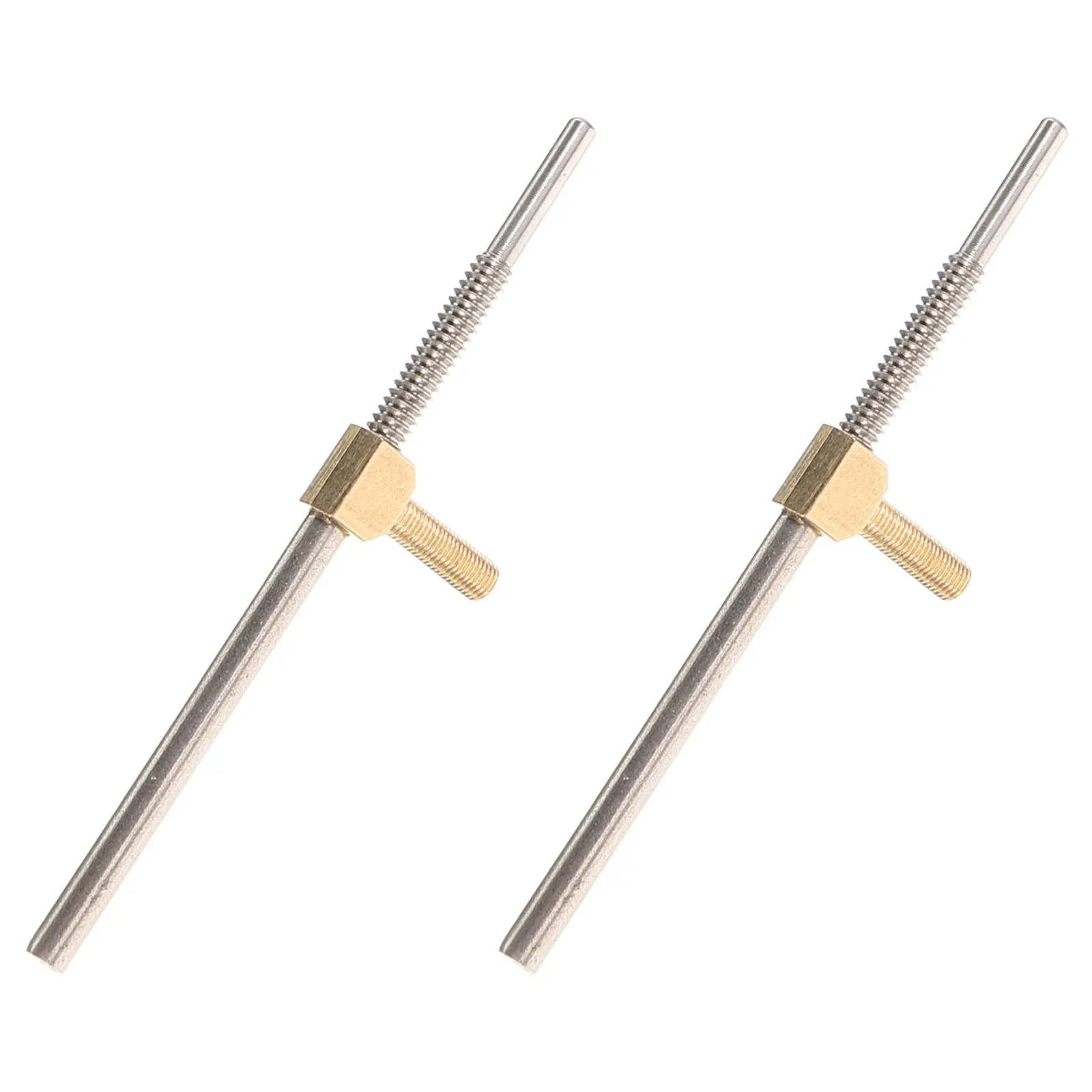 2pcs Cello Bow Screw Rod for Violin Cello Replacement Parts Accessories Sturdy Metal Long Use Compact Size Lightweight Simple
2pcs Cello Bow Screw Rod for Violin Cello Replacement Parts Accessories Sturdy Metal Long Use Compact Size Lightweight Simple