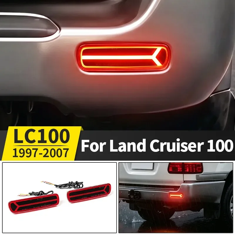 For 1997-2007 Toyota Land Cruiser LC100 Rear Bumper Tail Light Brake Signal Warning Lamp Exterior Lighting Replacement Car Parts
For 1997-2007 Toyota Land Cruiser LC100 Rear Bumper Tail Light Brake Signal Warning Lamp Exterior Lighting Replacement Car Parts