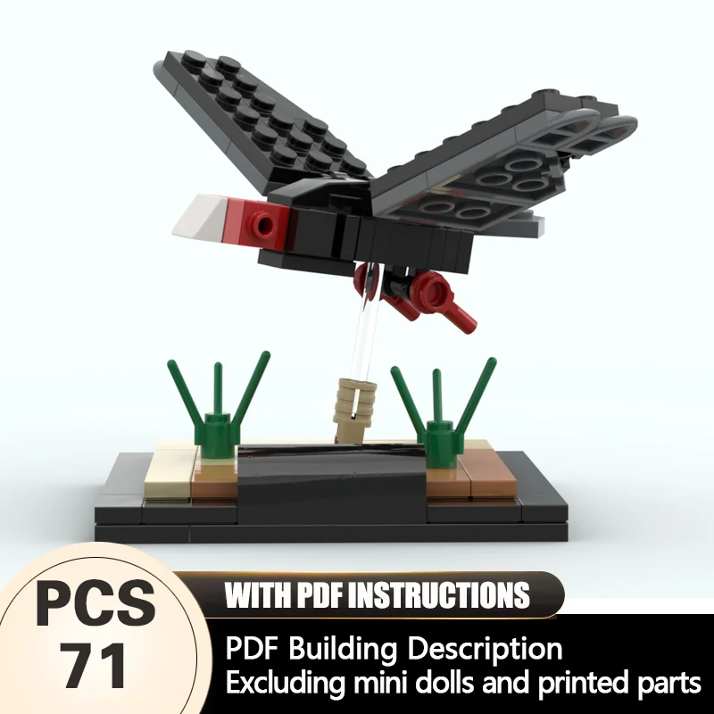 Creators Animal Series Model MOC Building Bricks Floating Bald Eagle Modular Technology Gifts Holiday Assemble Children Toy Suit
Creators Animal Series Model MOC Building Bricks Floating Bald Eagle Modular Technology Gifts Holiday Assemble Children Toy Suit