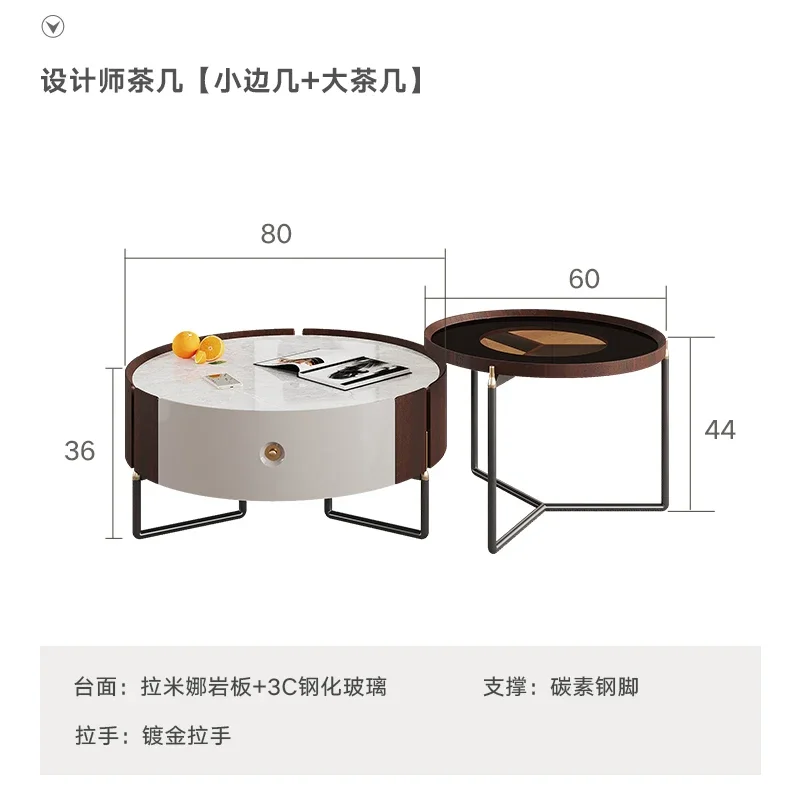 Italian Silent Cream Style Living Room Combination Size round Tea Table TV Cabinet
Italian Silent Cream Style Living Room Combination Size round Tea Table TV Cabinet