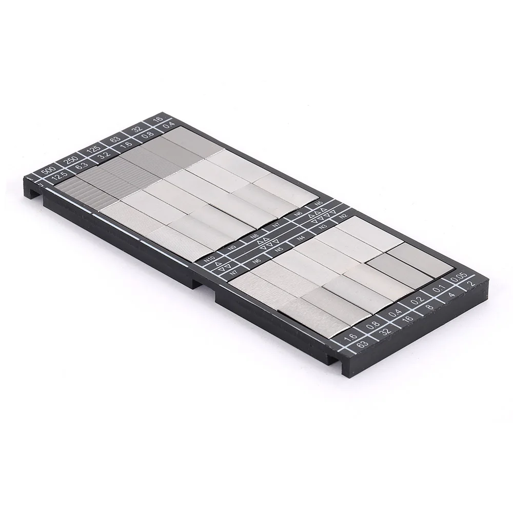 Dasqua High Quality Surface Roughness Test 30Pcs Surface Roughness Gauge Comparator Set Surface Roughness Comparator Standards
Dasqua High Quality Surface Roughness Test 30Pcs Surface Roughness Gauge Comparator Set Surface Roughness Comparator Standards