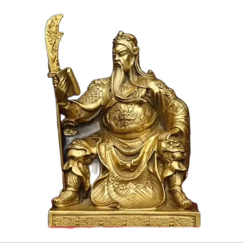 Pure copper reading, Guan Gong ornaments, night reading, Spring and Autumn, God of Wealth sitting statue, auspicious and auspic
Pure copper reading, Guan Gong ornaments, night reading, Spring and Autumn, God of Wealth sitting statue, auspicious and auspic