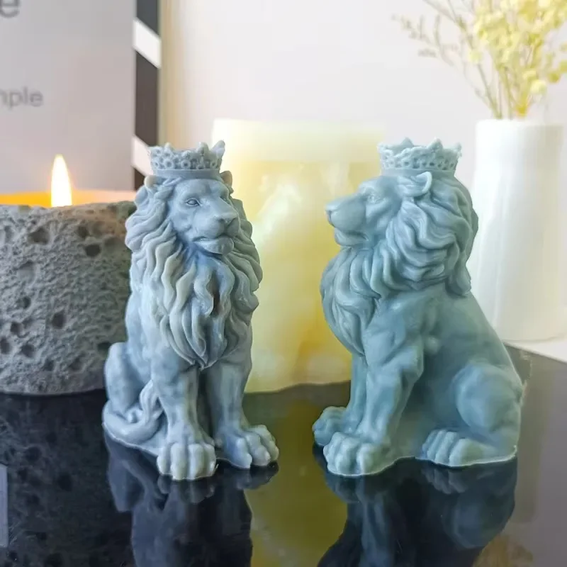 3D Majestic Lion King Silicone Candle Mold, Sitting Pose Design – Durable & Easy-to-Clean for Scented Candles/Plaster Sculptures
3D Majestic Lion King Silicone Candle Mold, Sitting Pose Design – Durable & Easy-to-Clean for Scented Candles/Plaster Sculptures