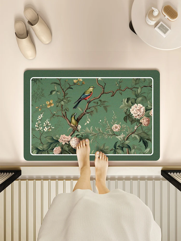 Впитывающий коврик для ванной, быстросохнущий придверный коврик, милый силиконовый мягкий нескользящий коврик для входной двери, декоративный коврик для дома с принтом из волокон
Впитывающий коврик для ванной, быстросохнущий придверный коврик, милый силиконовый мягкий нескользящий коврик для входной двери, декоративный коврик для дома с принтом из волокон