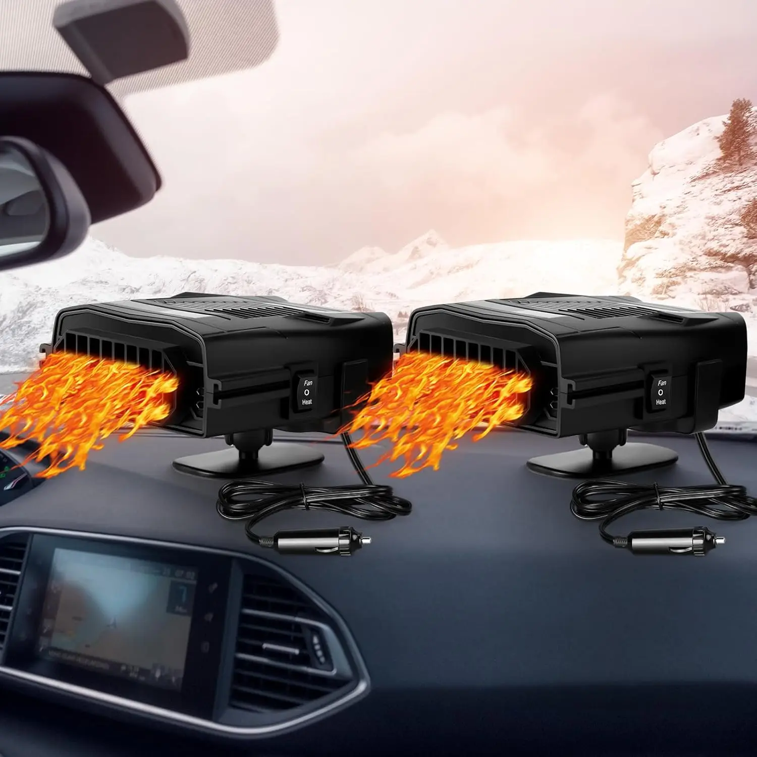 2 шт., 12 В, 150 Вт, автомобильный вентилятор, обогреватель 2-в-1 и обогреватель сидений, 360 ° Вращающийся, Черный
2 шт., 12 В, 150 Вт, автомобильный вентилятор, обогреватель 2-в-1 и обогреватель сидений, 360 ° Вращающийся, Черный