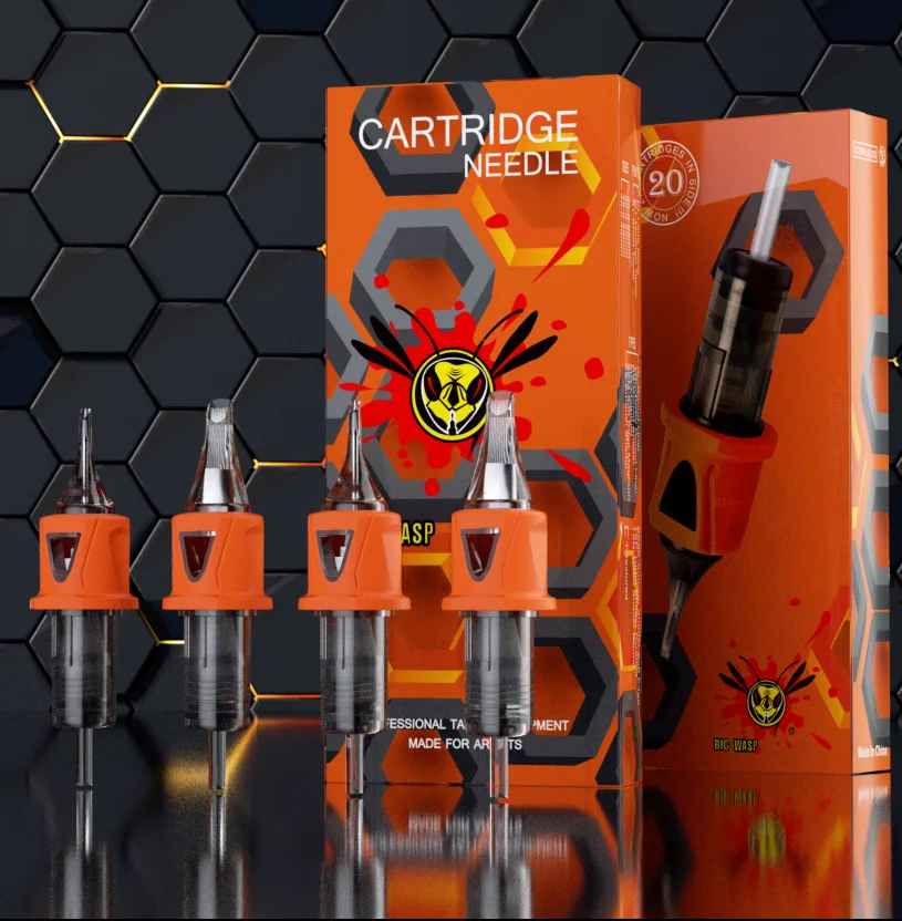 BIGWASP RL RS RM M1 Tattoo Cartridge Needles 20pcs/lot Disposable Sterilized Safety Tattoo Needle For Tattoo Machines Grips 
BIGWASP RL RS RM M1 Tattoo Cartridge Needles 20pcs/lot Disposable Sterilized Safety Tattoo Needle For Tattoo Machines Grips