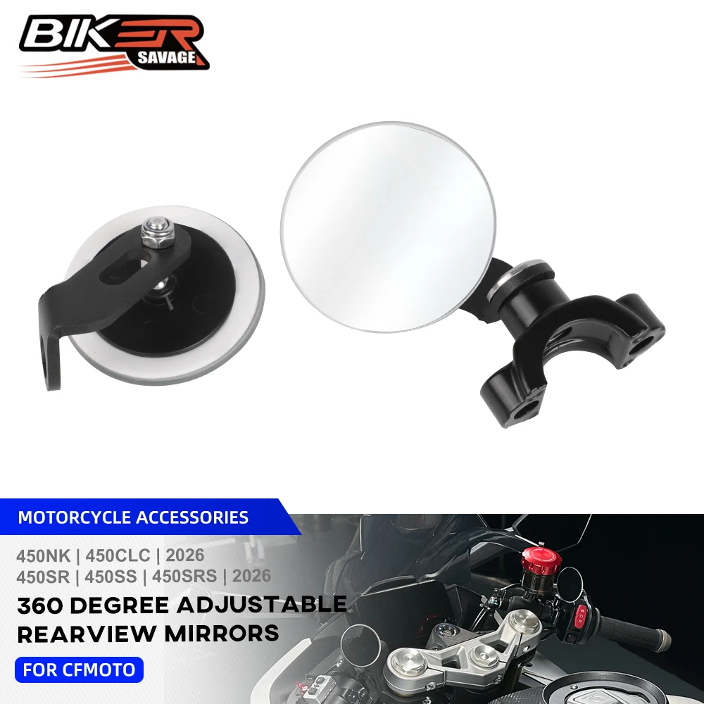 For CFMOTO 450CLC 450NK Blind Spot Mirror Auxiliary Rearview Mirror 450SR 450SRS 450SS 2026 Wide Angle Adjustable Small Mirrors
For CFMOTO 450CLC 450NK Blind Spot Mirror Auxiliary Rearview Mirror 450SR 450SRS 450SS 2026 Wide Angle Adjustable Small Mirrors