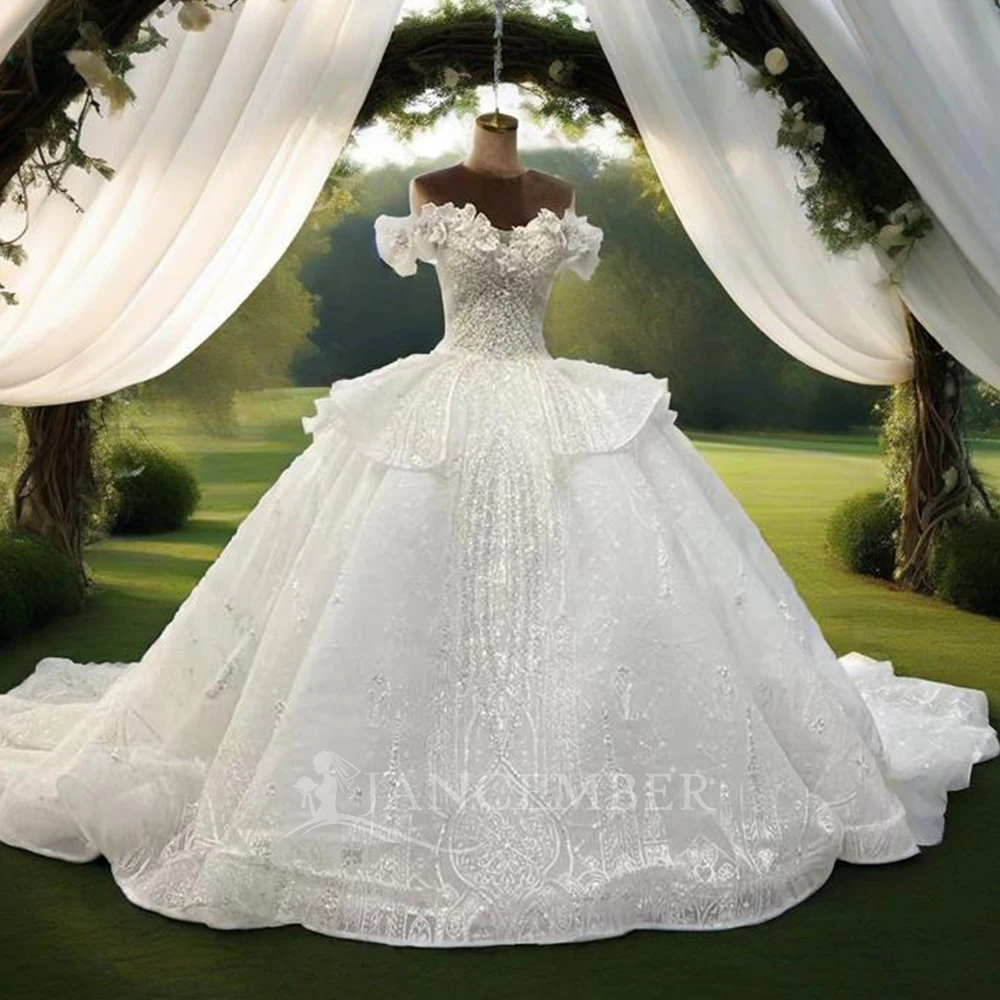 Jancember Factory Wholesale Совершенно новые свадебные платья для женщин Свадебное платье из органзы с короткими рукавами и бисером на шнуровке Robe De Mariée
Jancember Factory Wholesale Совершенно новые свадебные платья для женщин Свадебное платье из органзы с короткими рукавами и бисером на шнуровке Robe De Mariée