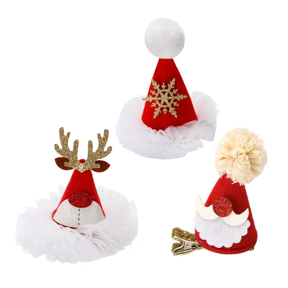 3 Pcs Santa Hat Hair Clips for Christmas Party Accessories Girls Vintage Barrettes Child Aldult Sequins Hairpins
3 Pcs Santa Hat Hair Clips for Christmas Party Accessories Girls Vintage Barrettes Child Aldult Sequins Hairpins