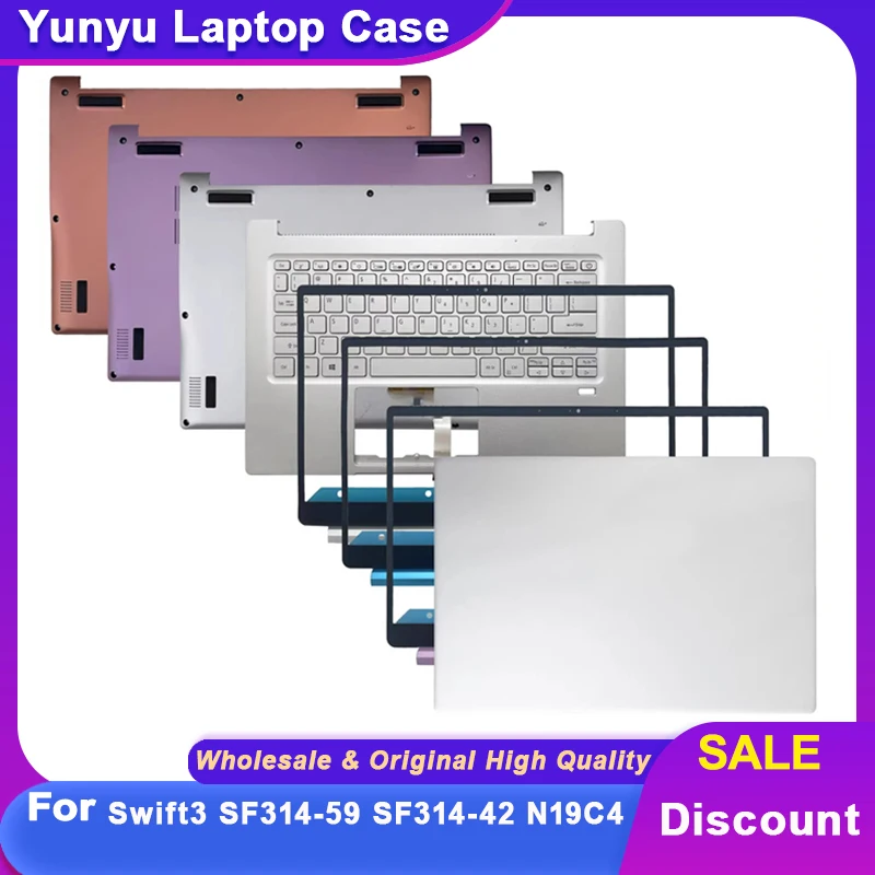 Чехол для Swift3 SF314-59 SF314-42 N19C4, задняя крышка ЖК-дисплея, передняя панель, верхний корпус, упор для рук, нижняя часть корпуса для ноутбука AM2WG000100
Чехол для Swift3 SF314-59 SF314-42 N19C4, задняя крышка ЖК-дисплея, передняя панель, верхний корпус, упор для рук, нижняя часть корпуса для ноутбука AM2WG000100