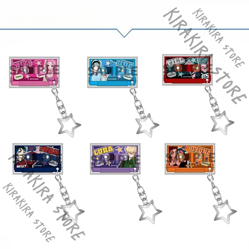 Alien Stage Till Hyuna Sua Ivan Mizi Magnetic Tape Shaped Pendant Cosplay Keychain Hanging Drop “Find Your Plus One!” Series
Alien Stage Till Hyuna Sua Ivan Mizi Magnetic Tape Shaped Pendant Cosplay Keychain Hanging Drop “Find Your Plus One!” Series