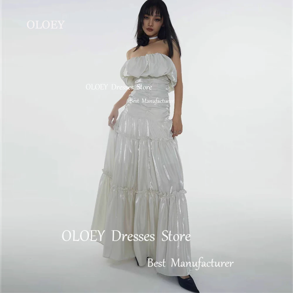 OLOEY 2024 Unique Strapless Evening Dresses Sleeveless Ankle Length Prom Gowns Pleated Glittery PU Custom Formal Party Dress
OLOEY 2024 Unique Strapless Evening Dresses Sleeveless Ankle Length Prom Gowns Pleated Glittery PU Custom Formal Party Dress