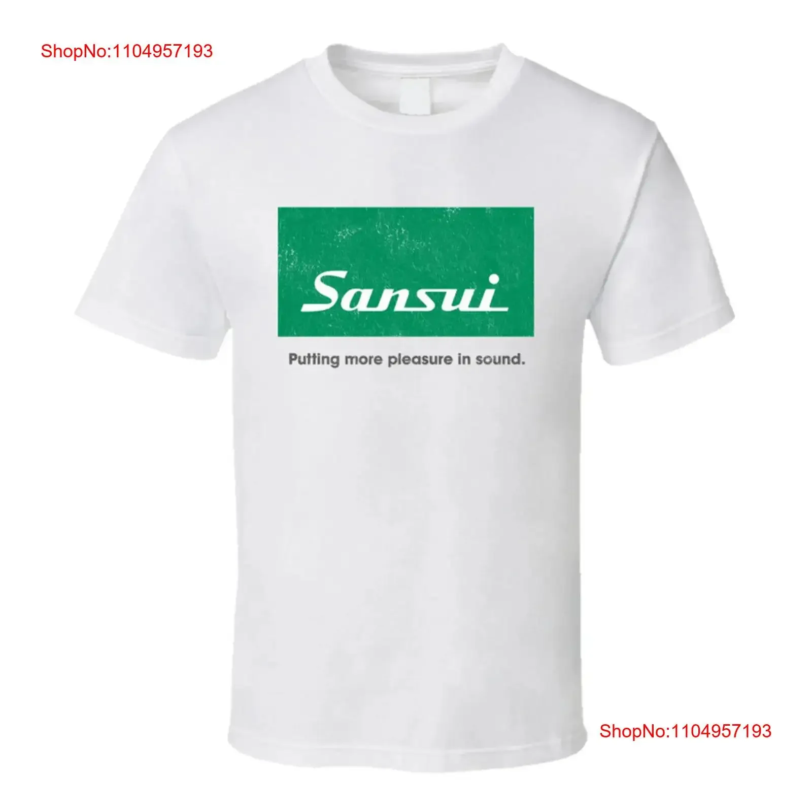 Sansui T shirt Audio Stereo Retro Logo Receiver Hi fi Japanese vintage Washed Stylish Breathable Slightly fashion Soft homme
Sansui T shirt Audio Stereo Retro Logo Receiver Hi fi Japanese vintage Washed Stylish Breathable Slightly fashion Soft homme