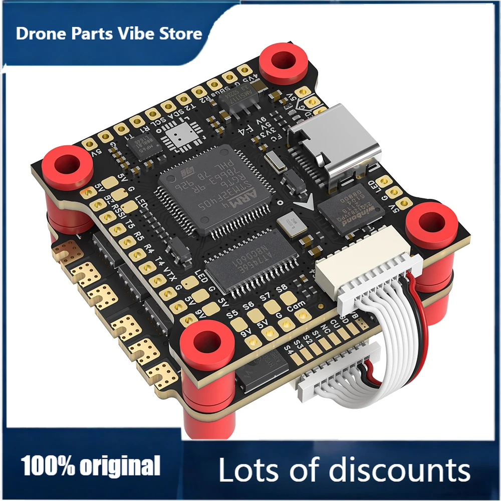 FyF405 Flight Controller & BLHeli_S 50A/55A/60A 4in1 ESC Stack, 3-6S FPV Combo, STM32F405 FC,For RC FPV Racing Drones
FyF405 Flight Controller & BLHeli_S 50A/55A/60A 4in1 ESC Stack, 3-6S FPV Combo, STM32F405 FC,For RC FPV Racing Drones