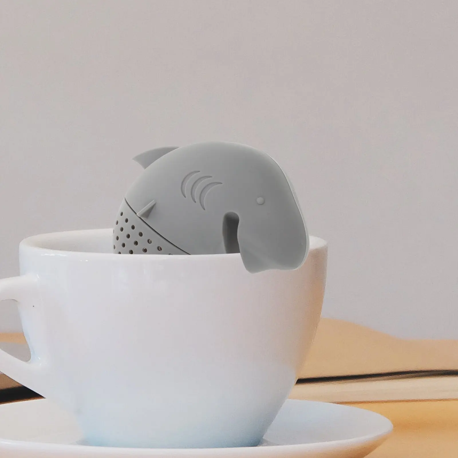 Cute Cartoon Shark Silicone Tea Infuser Loose Leaf Filter Strainer Multipurpose Brewing Gadget Silicone Tea Infuser
Cute Cartoon Shark Silicone Tea Infuser Loose Leaf Filter Strainer Multipurpose Brewing Gadget Silicone Tea Infuser