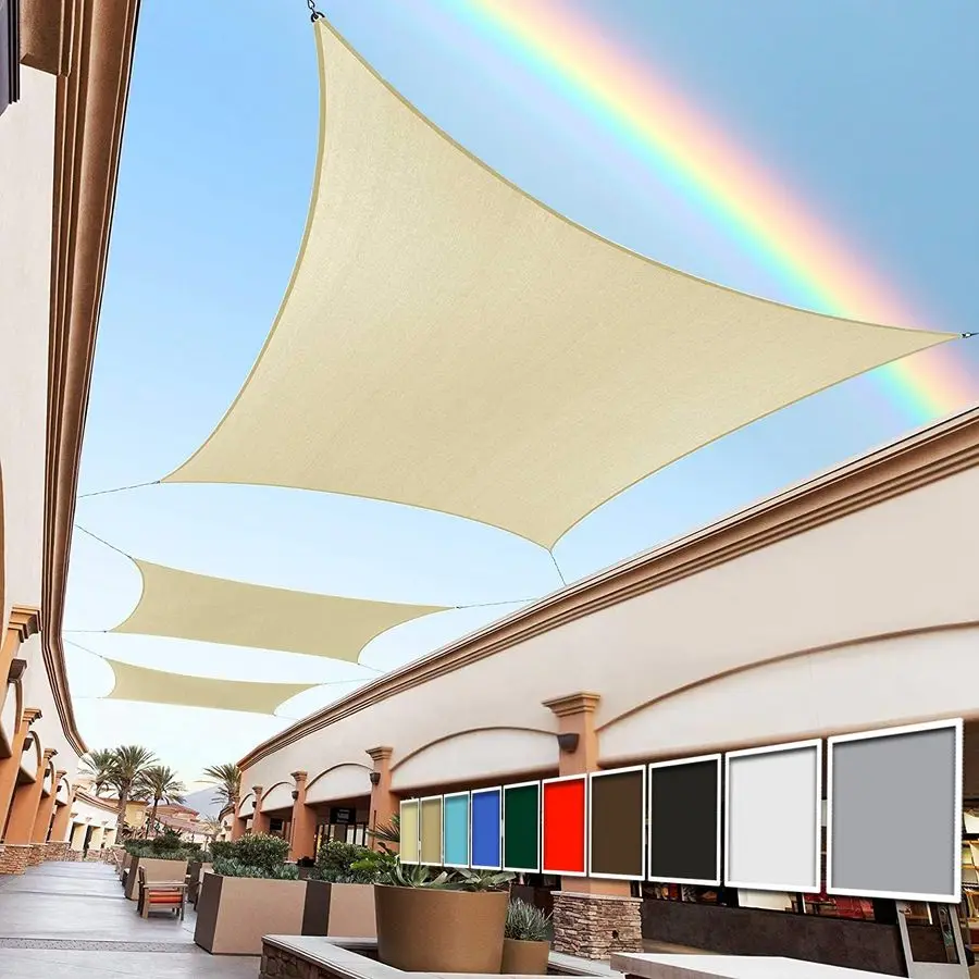 16 x 20 Beige Rectangle Sun Shade Sail Canopy Outdoor Patio Fabric Screen Awning RTAPR1620 UPF50 95 UV Blockage, Heavy Duty, Wat
16 x 20 Beige Rectangle Sun Shade Sail Canopy Outdoor Patio Fabric Screen Awning RTAPR1620 UPF50 95 UV Blockage, Heavy Duty, Wat