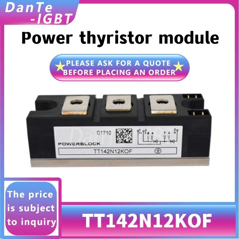 TT142N12KOF новый модуль тиристора TT142N12 DC, регулятор напряжения, оригинальный спот
TT142N12KOF новый модуль тиристора TT142N12 DC, регулятор напряжения, оригинальный спот