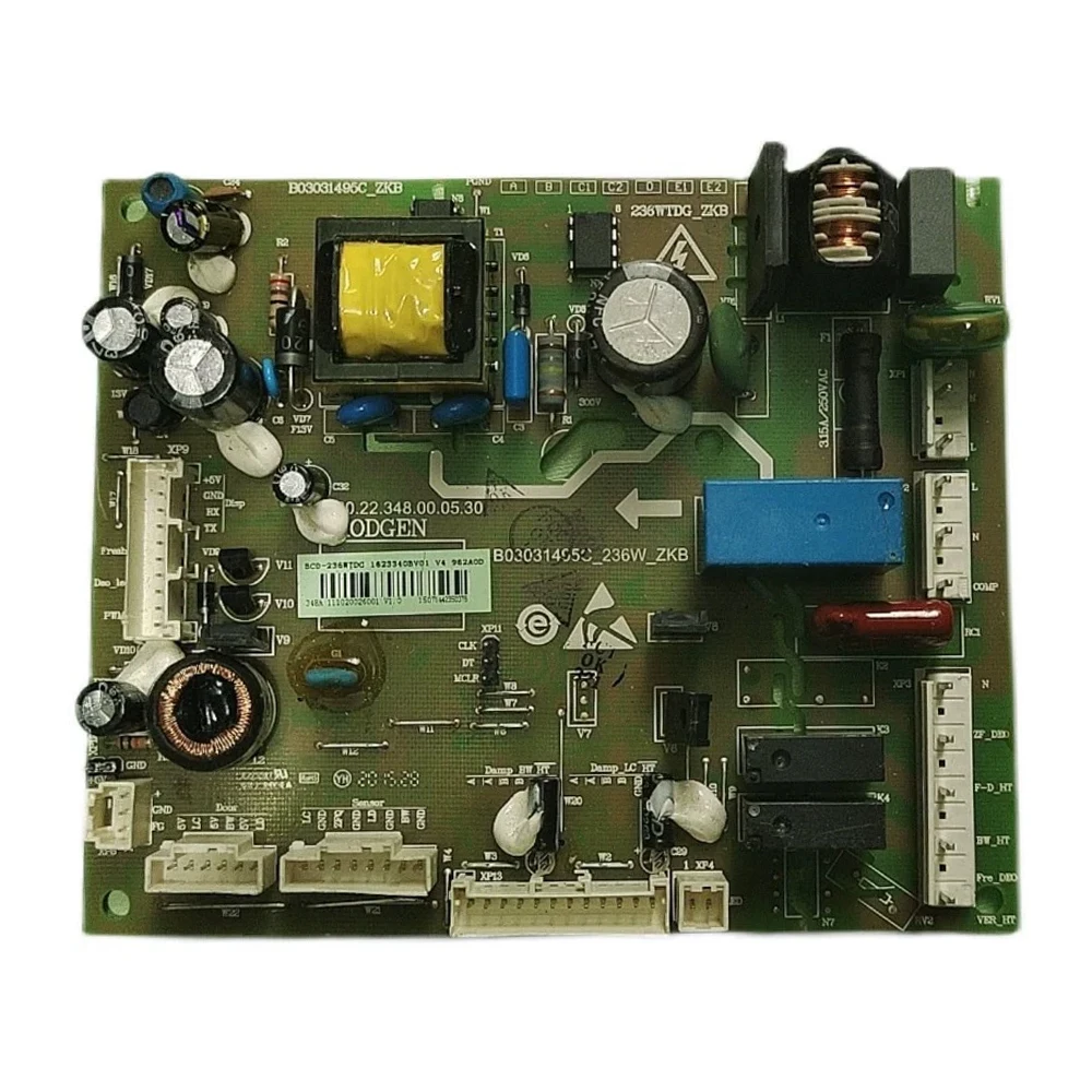 Материнская плата для холодильника, плата управления PCB, модель BCD-236WTDG, 252WKR1NYC1623340, оригинал
Материнская плата для холодильника, плата управления PCB, модель BCD-236WTDG, 252WKR1NYC1623340, оригинал