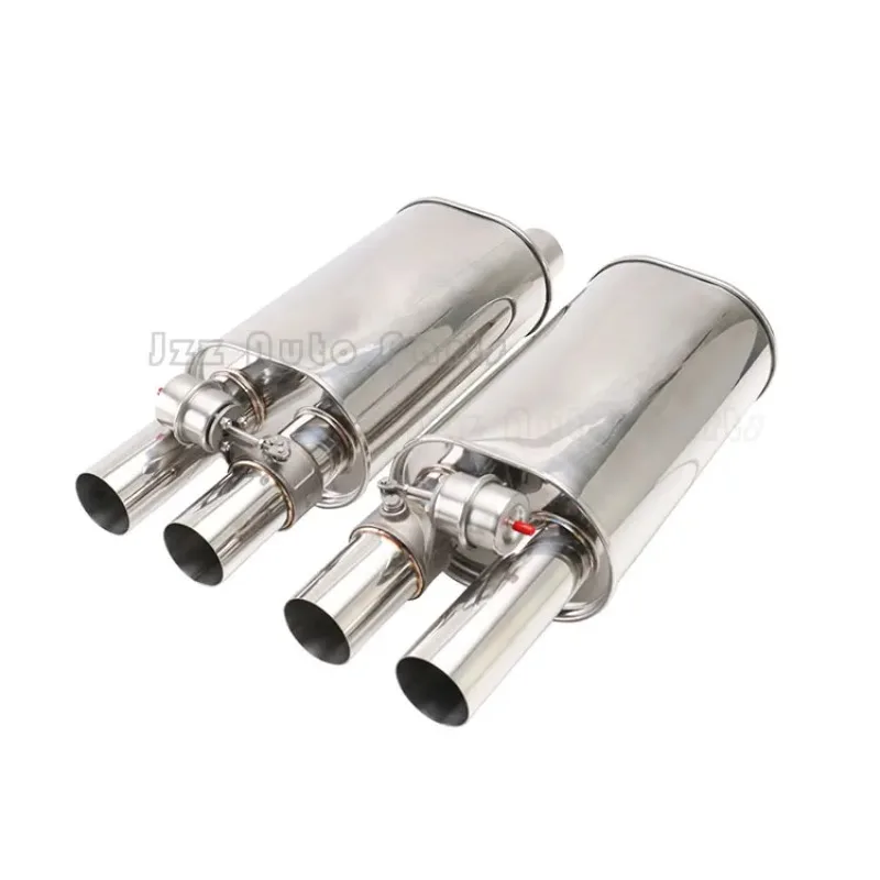 Auto Parts Universal Exhaust Mufflers with Valves 2.5" Inlet/outlet Dual Exits Cutout Stainless Steel Valved Muffler
Auto Parts Universal Exhaust Mufflers with Valves 2.5" Inlet/outlet Dual Exits Cutout Stainless Steel Valved Muffler