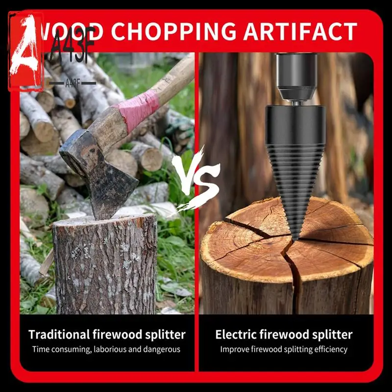 A43F-6 PCS Firewood Log Splitter, 38Mm+50Mm Log Splitter Drill Bits, Wood Log Splitter +4 Handles
A43F-6 PCS Firewood Log Splitter, 38Mm+50Mm Log Splitter Drill Bits, Wood Log Splitter +4 Handles