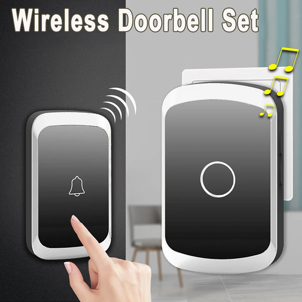 Набор беспроводных дверных звонков с 36 песнями, 4 уровня, регулировка громкости, 300 м, 984 фута, пульт дистанционного управления для дома, пожилых людей, вилка европейского стандарта
Набор беспроводных дверных звонков с 36 песнями, 4 уровня, регулировка громкости, 300 м, 984 фута, пульт дистанционного управления для дома, пожилых людей, вилка европейского стандарта